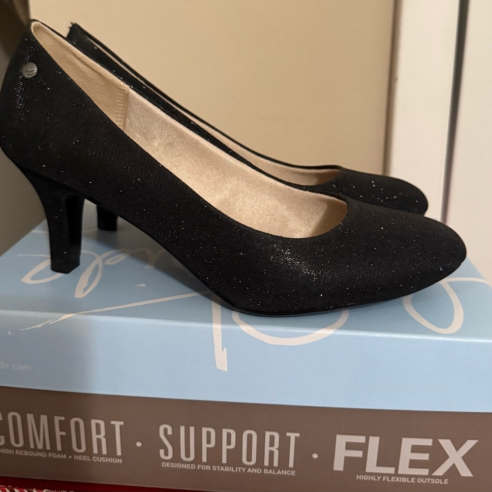 Life Black Heels